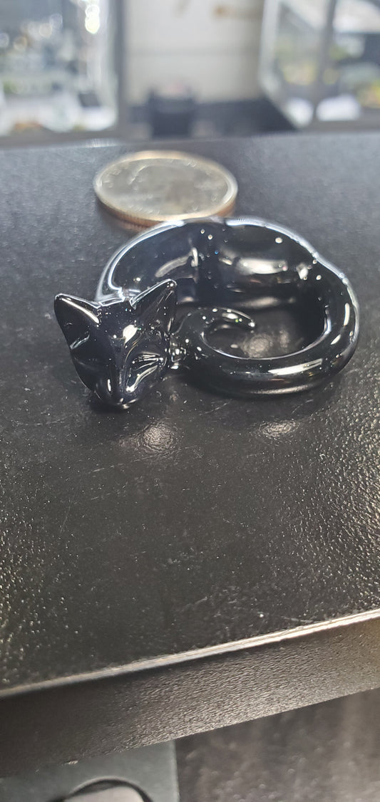 Spiller Woods Sleeping Kitty Pendant Galaxy Small