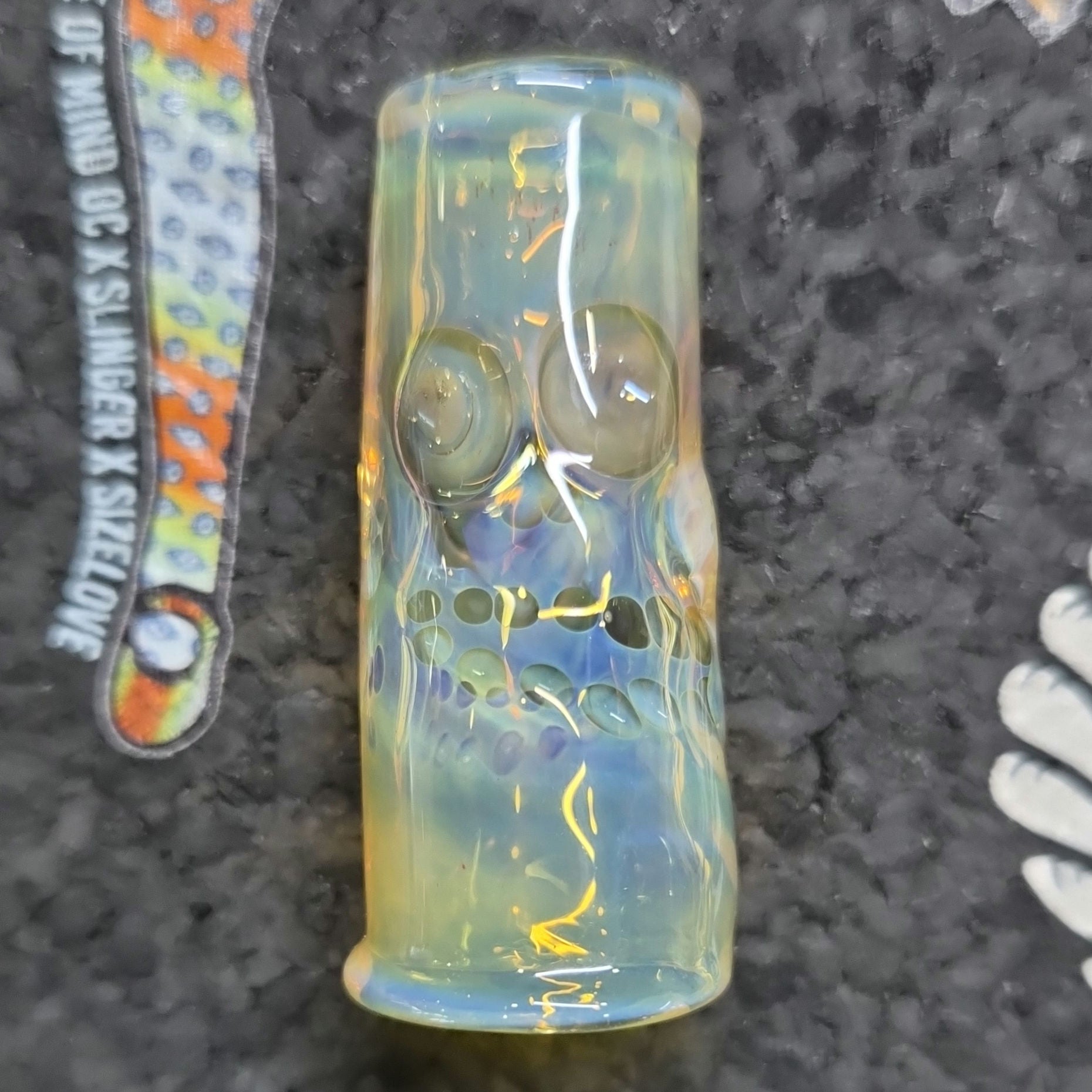 Bob Snodgrass Bead Double Skull