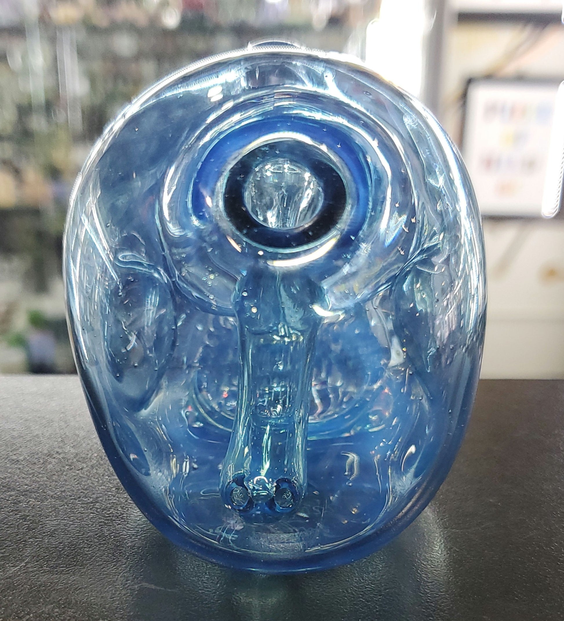 Carsten Carlile Mini Skull Blue Sparkle