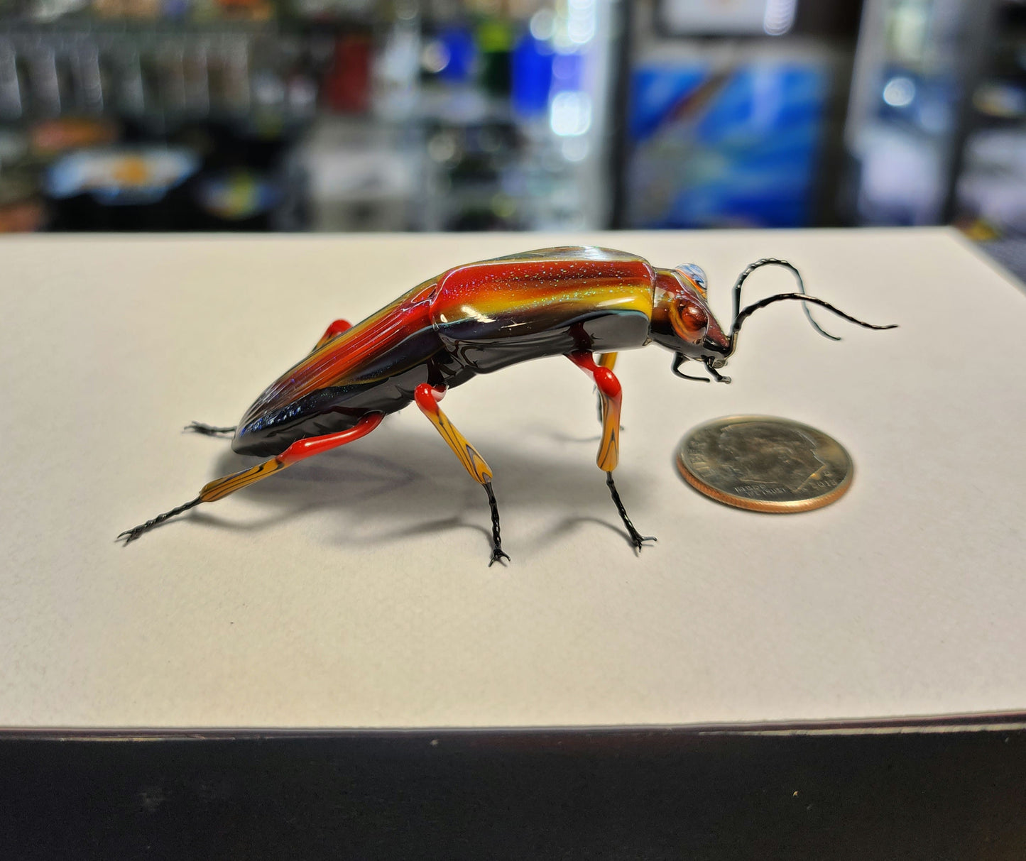 Vetropod Red Striped Jewel Beetle