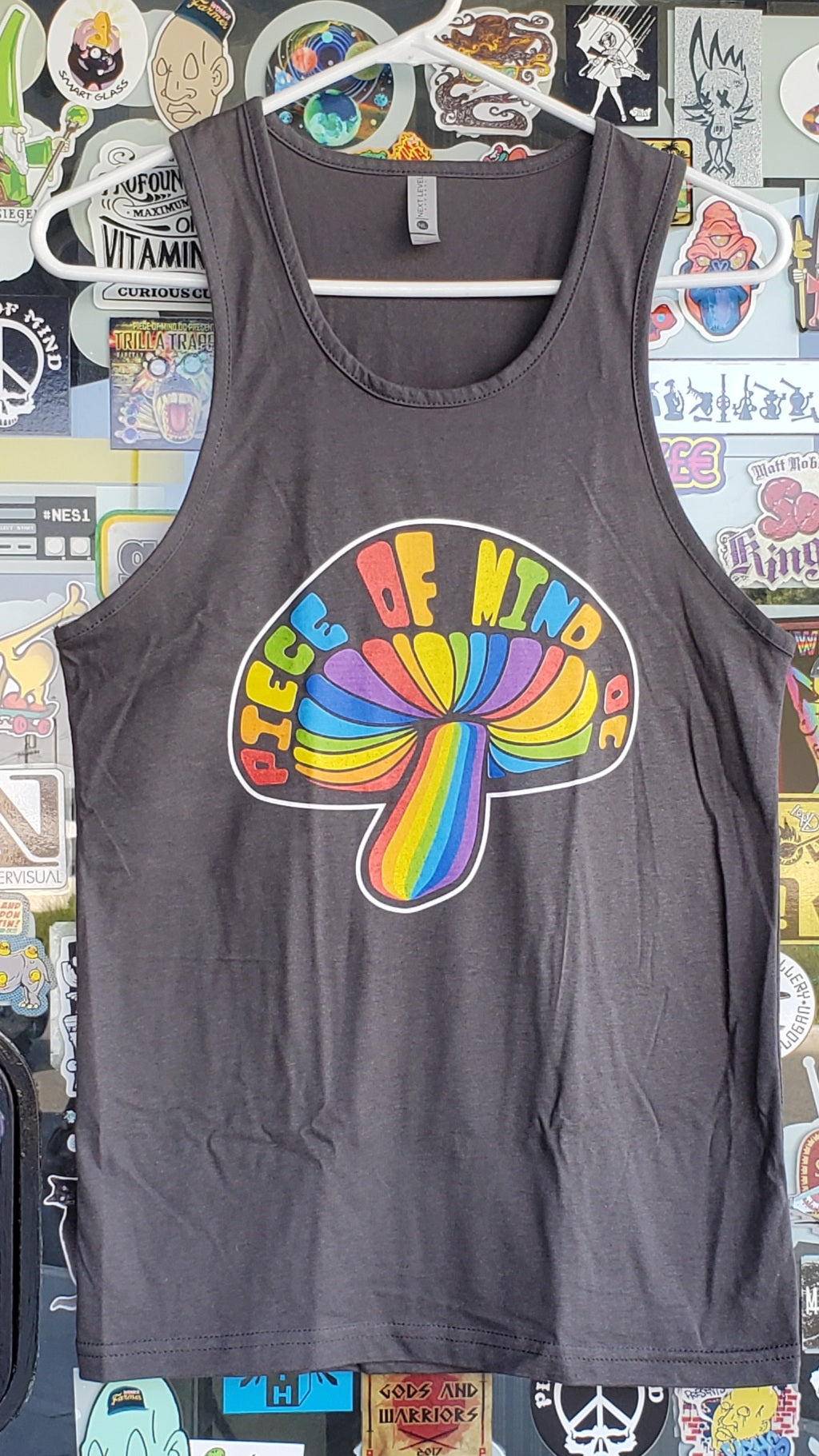 Rainbow Mushroom Tank Top