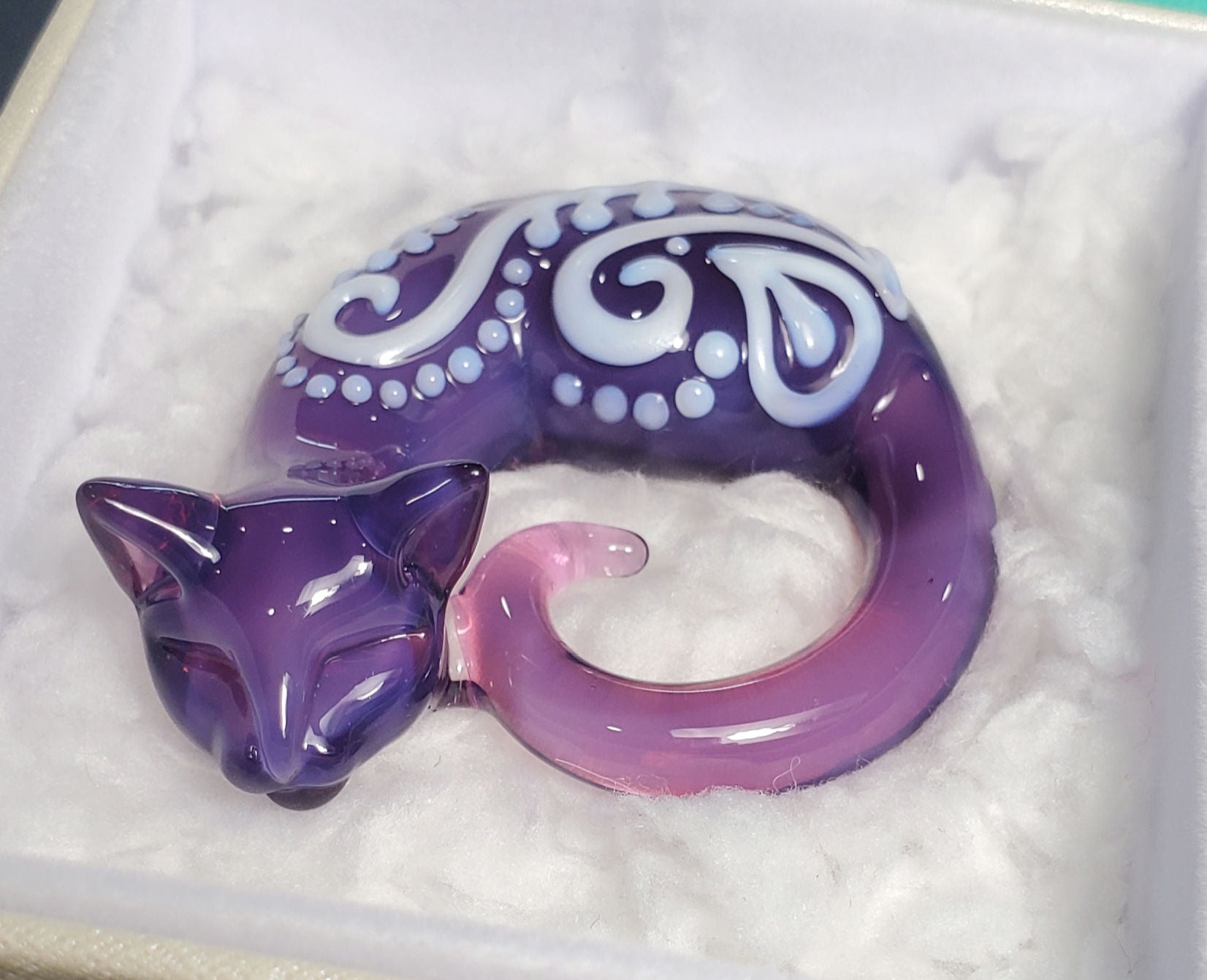 Spiller Woods Sleeping Kitty Pendant Stargazer Doodle