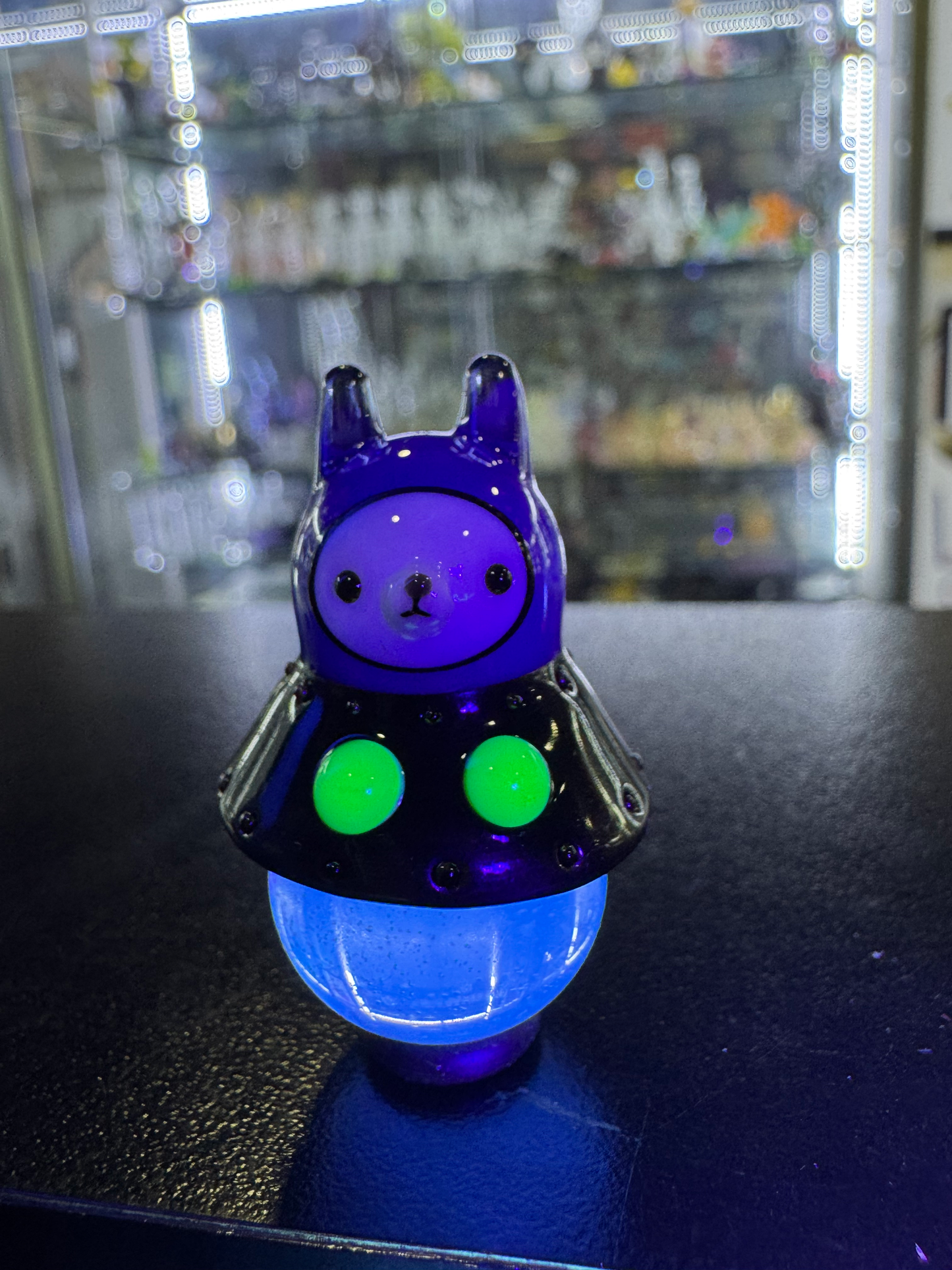 Aquariust UV UFO Chappy 20mm Slurper Marble Blue V