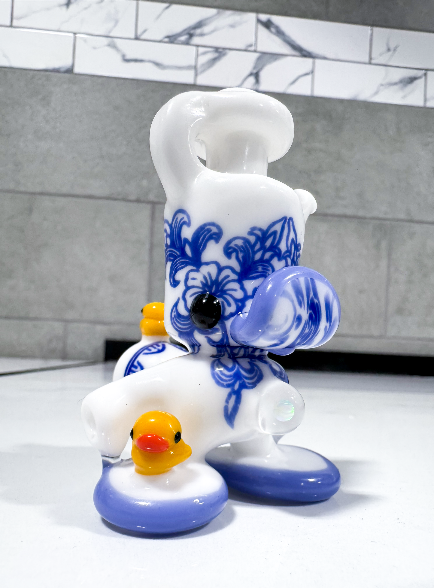 Ryno x Kurt B. Standing Ducky Tea Pot Head Dry