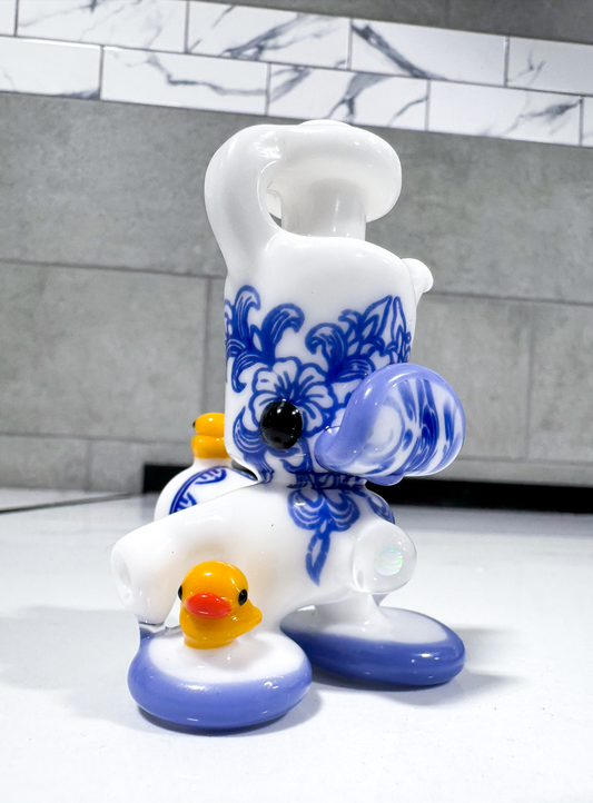 Ryno x Kurt B. Standing Ducky Tea Pot Head Dry
